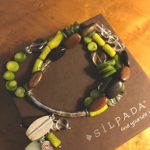 Silpada Silver Stretch Bracelett